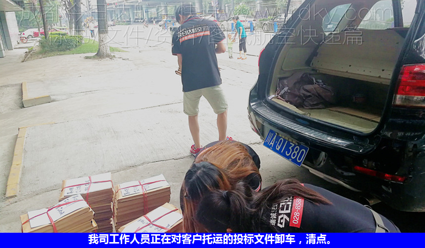 投標文件航空快遞